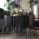 Built-in table and chairs