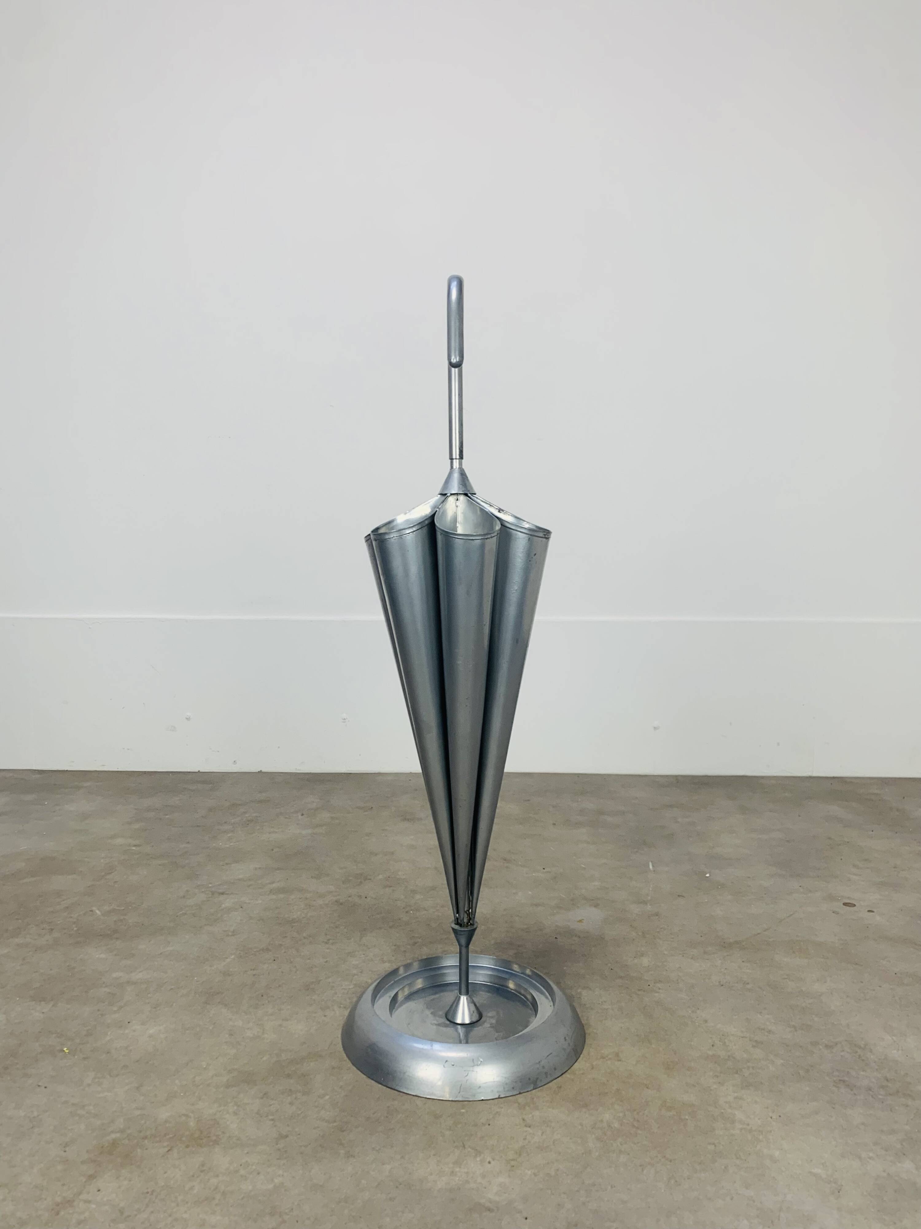 Porte parapluie métal gris 97 cm