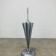Gray metal umbrella stand 97 cm