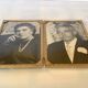 Paire de cadres photographies femme et homme