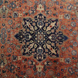Tapis persan antique fait main de Tabriz- 141x198cm