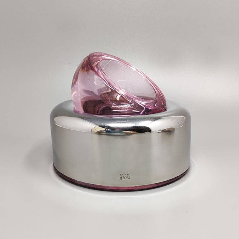 1960s Gorgeous "Biglia" in Crystal by Joe Colombo for Arnolfo Di Cambio. Made in Italy