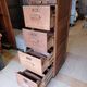 Antique trade furniture - oak filing cabinet - 1930s/40s