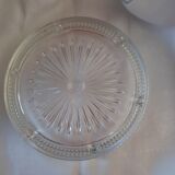 Pressed glass flat underside