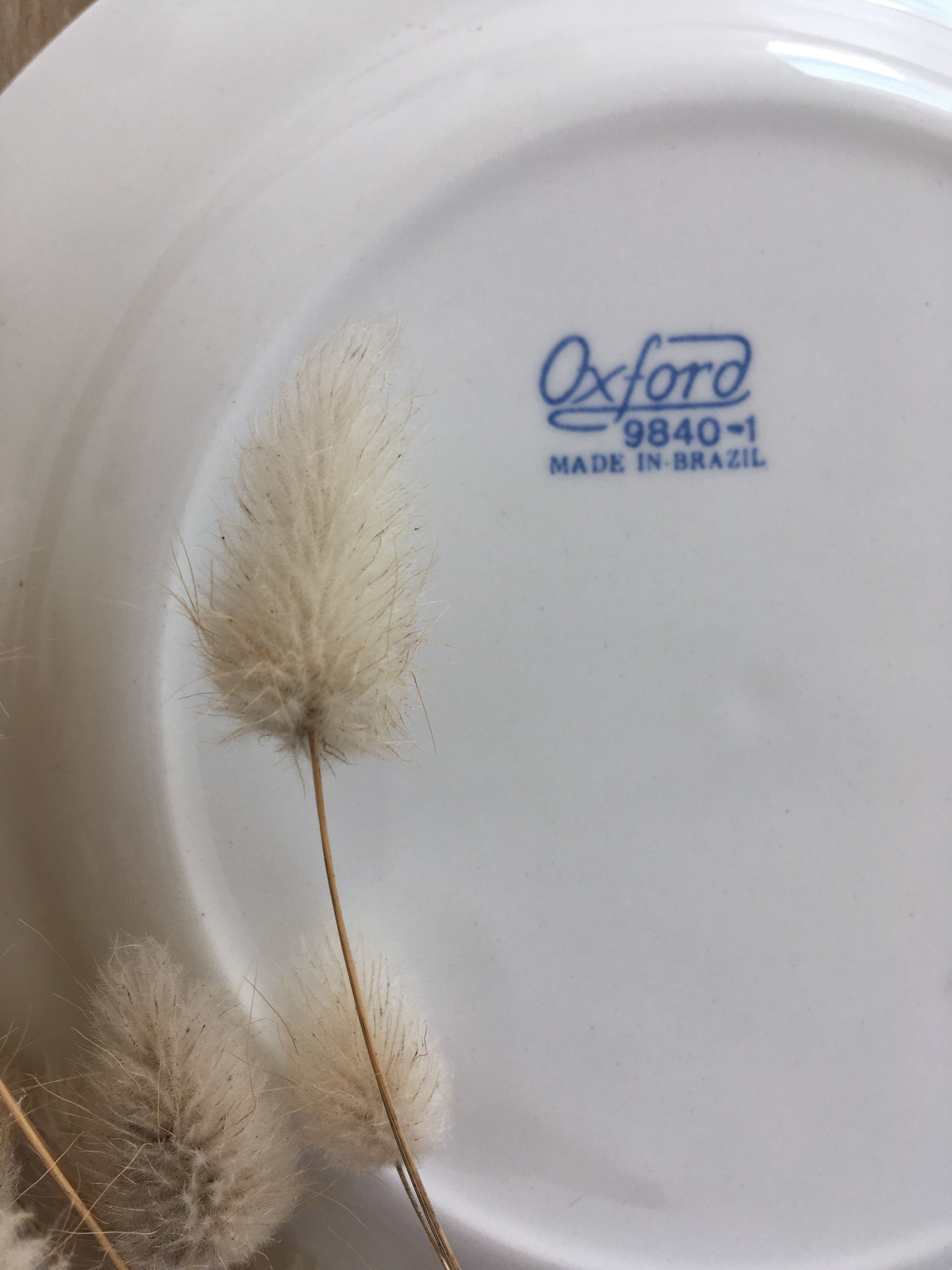 Oxford Flowery Dessert Plates