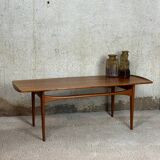 Scandinavian coffee table-teak-Kindt-larsen for France and Daverkosen