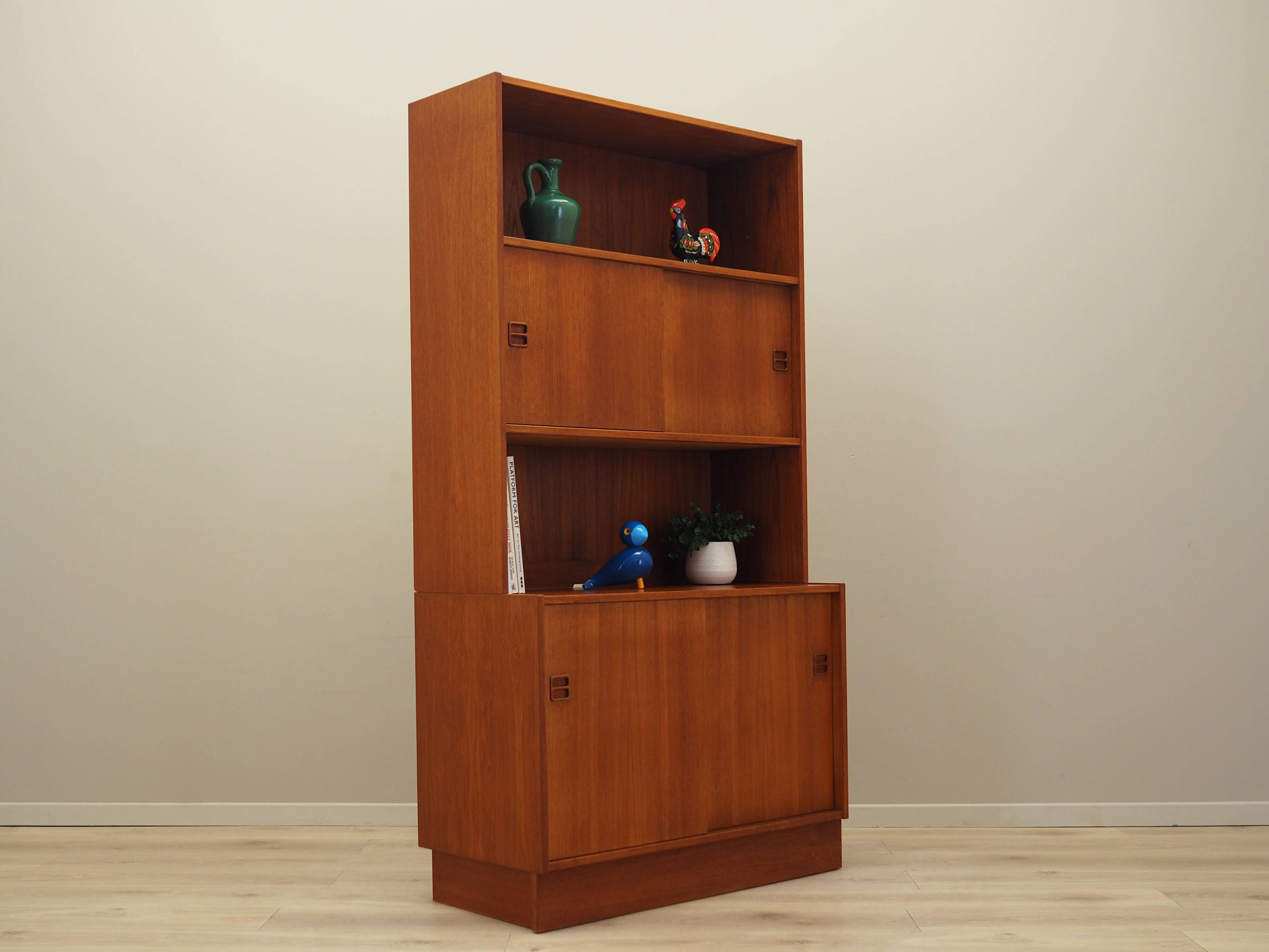 Teak bookcase, Danish design, 1960s, production: Denmark