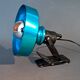Lita 1950/1960 clamp spotlight with blue diffuser.
