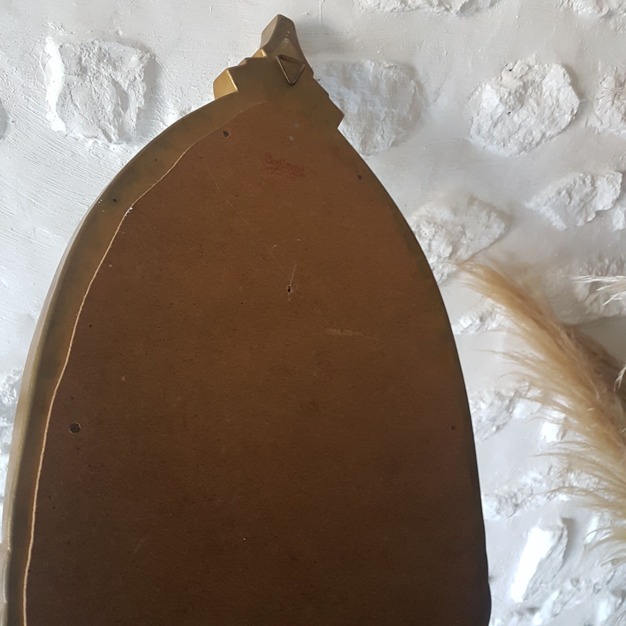 Mirror Golden patina gotham 31x80cm