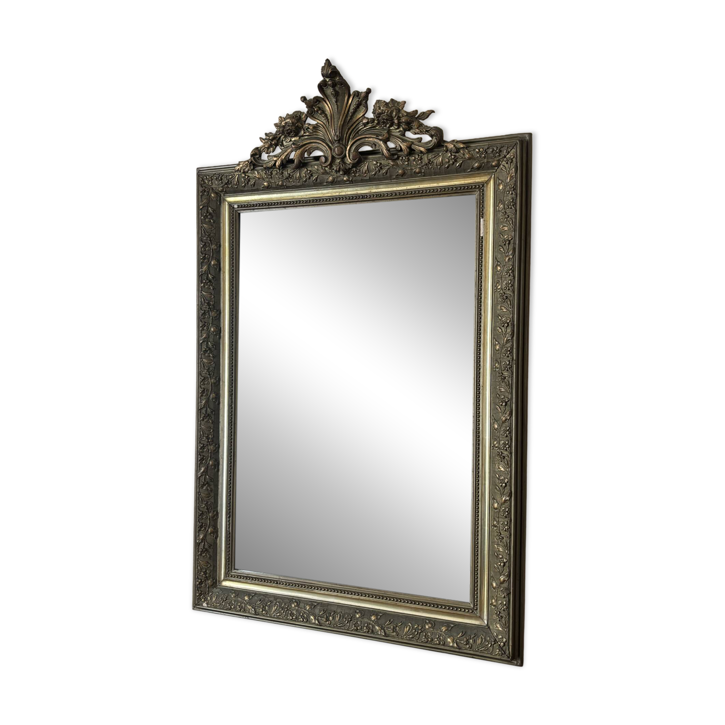 Miroir ancien doré