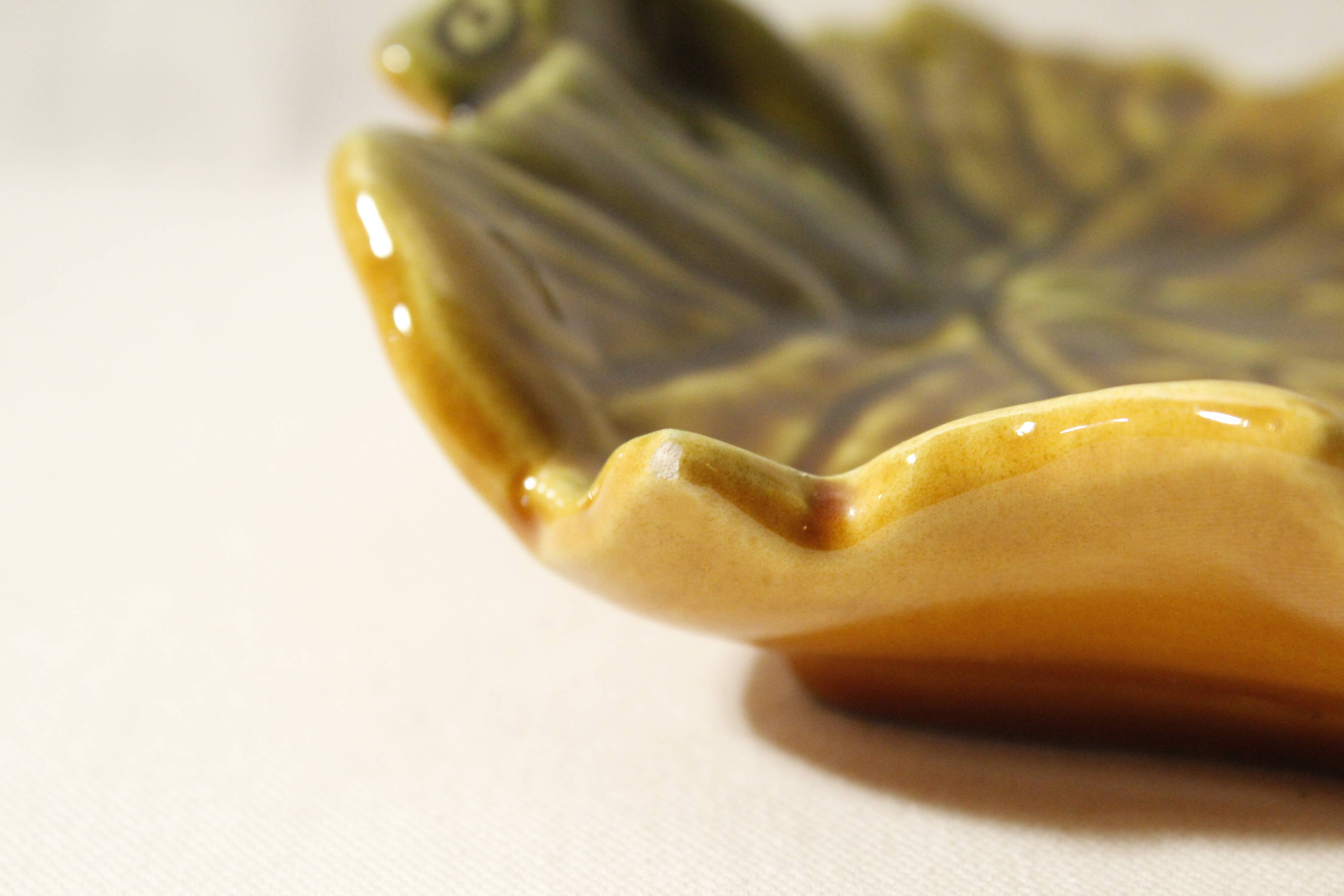 Vallauris pocket vacuum - yellow orange autumn leaf