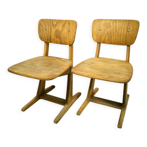 Paire de chaises enfant