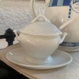 Antique pressed molded glass egg cup