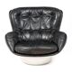 "Karaté" armchair and its ottoman by Michel Cadestin for Airborne, c. 1970