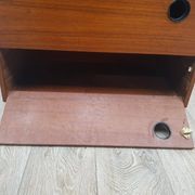 Vintage Teak shoe cabinet, Denmark, 1950s.