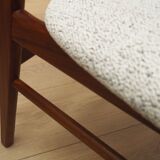 Ensemble de deux chaises en teck, design danois, années 1970, production : Danemark