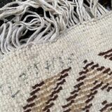 Handmade knotted Berber Moroccan wool rug 170x225cm