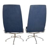 Pair of Space Age armchairs by Fritz Hansen