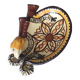 Butter dish in the shape of a biniou henriot quimper