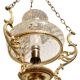 Neo-Louis XV style chandelier - Brass and blown glass