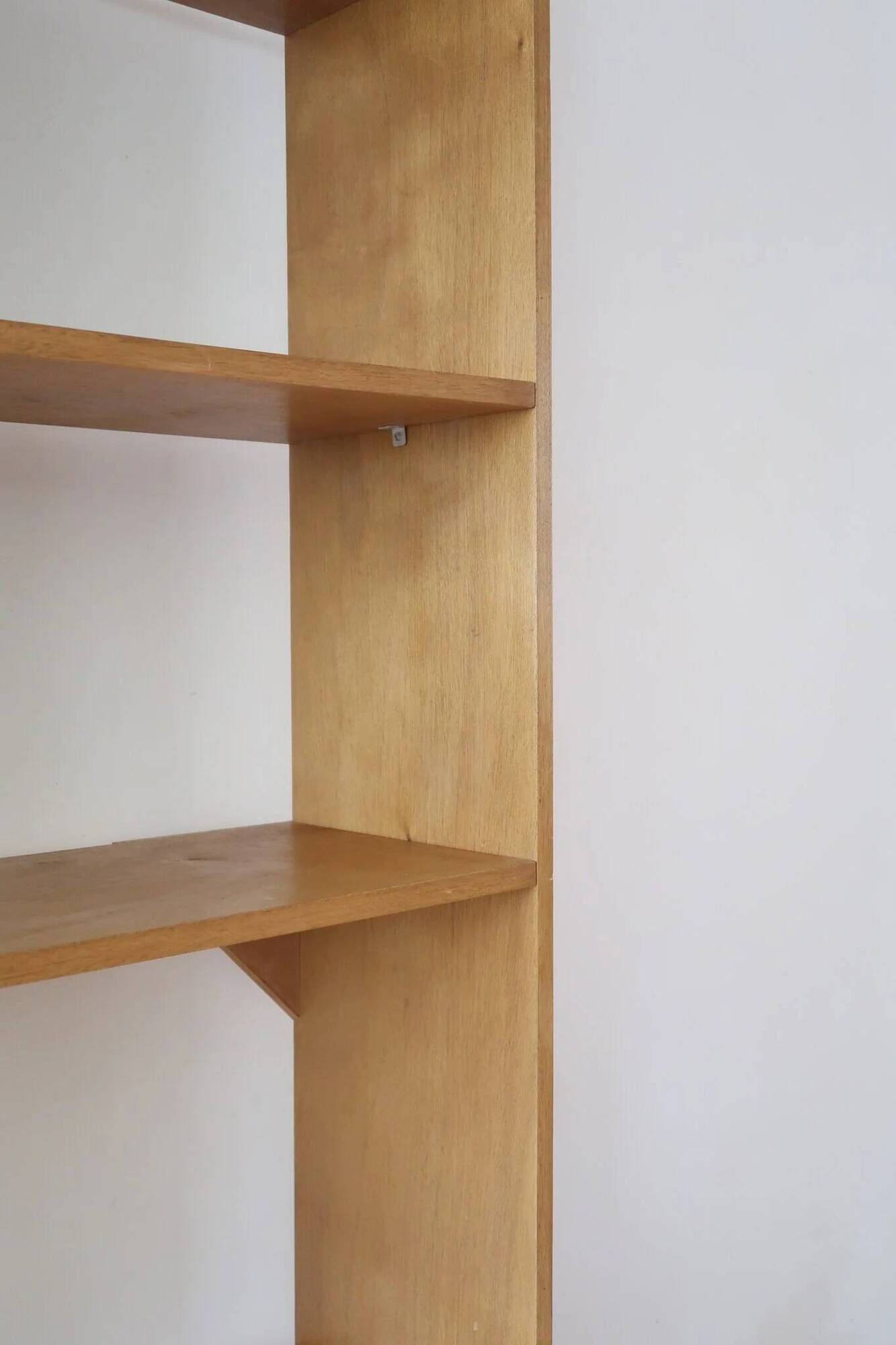 Birch plywood bookshelf, desk top.