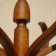 vintage parrot coat rack in bent wood