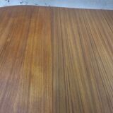 Scandinavian oval table in teak from the 1970s