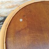 Rattan and bamboo coffee table