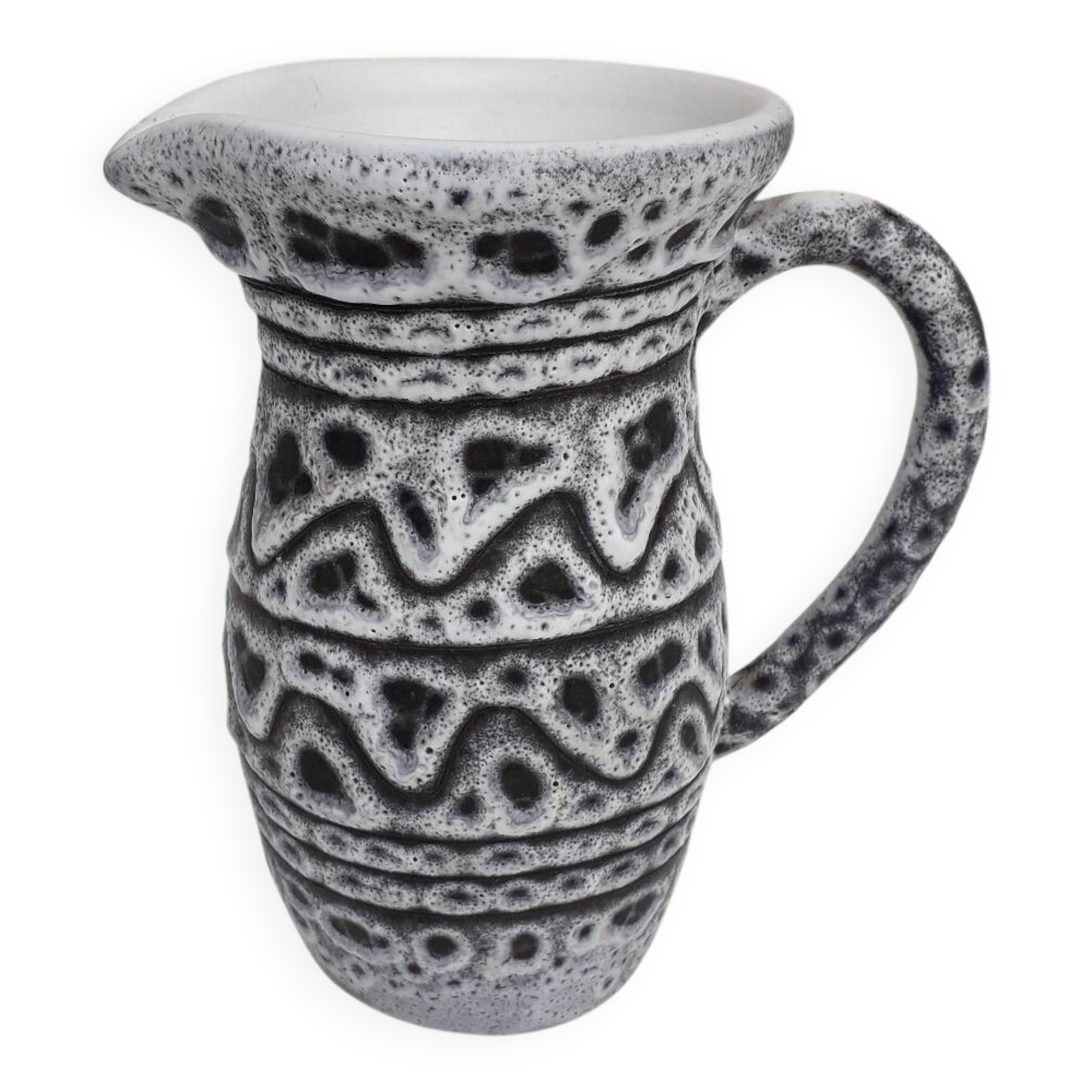 Grey ceramic jug