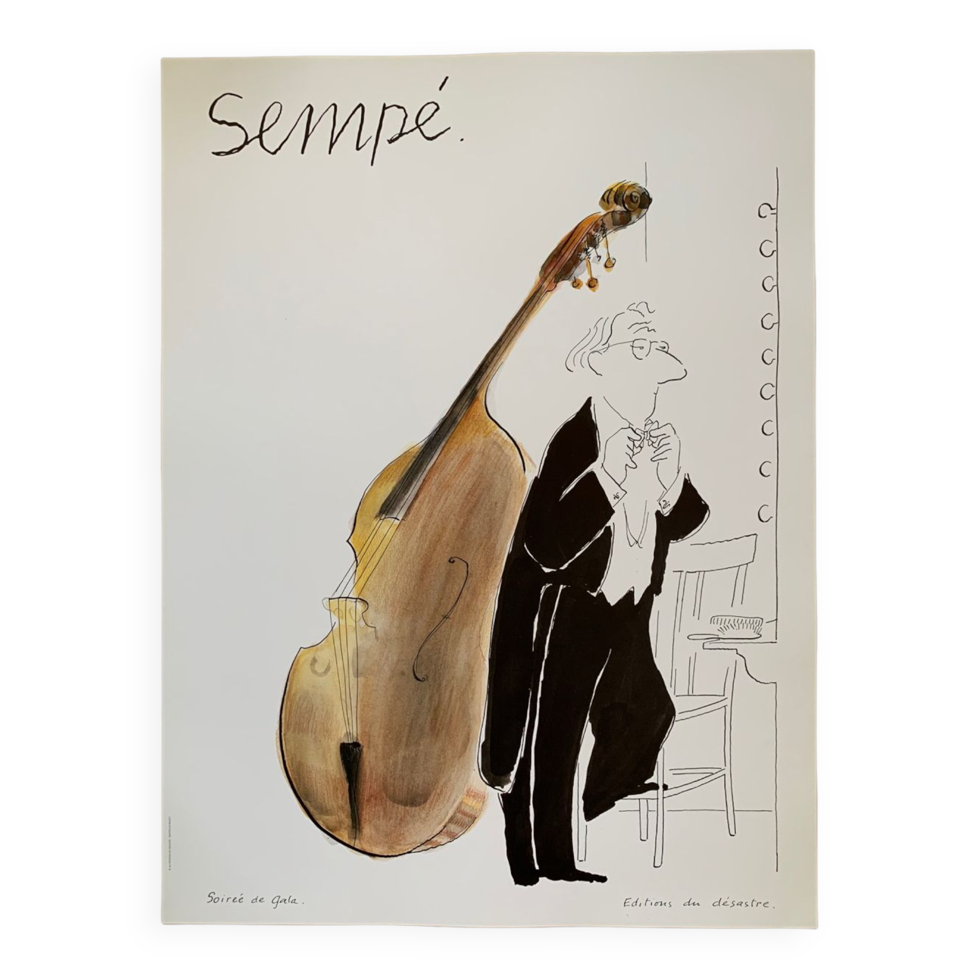 Affiche originale Sempé 1989