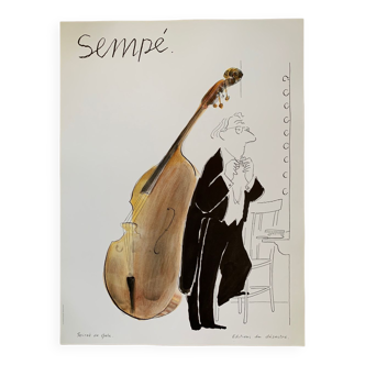 Original poster Sempé 1989