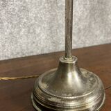 1900s desk lamp in silver-plated bronze and metal