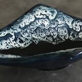Cut ceramic centerpiece by vallauris fat lava sea foam 55 cm