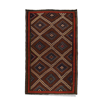 Tapis kilim anatolien fait à la main 330 cm x 205 cm