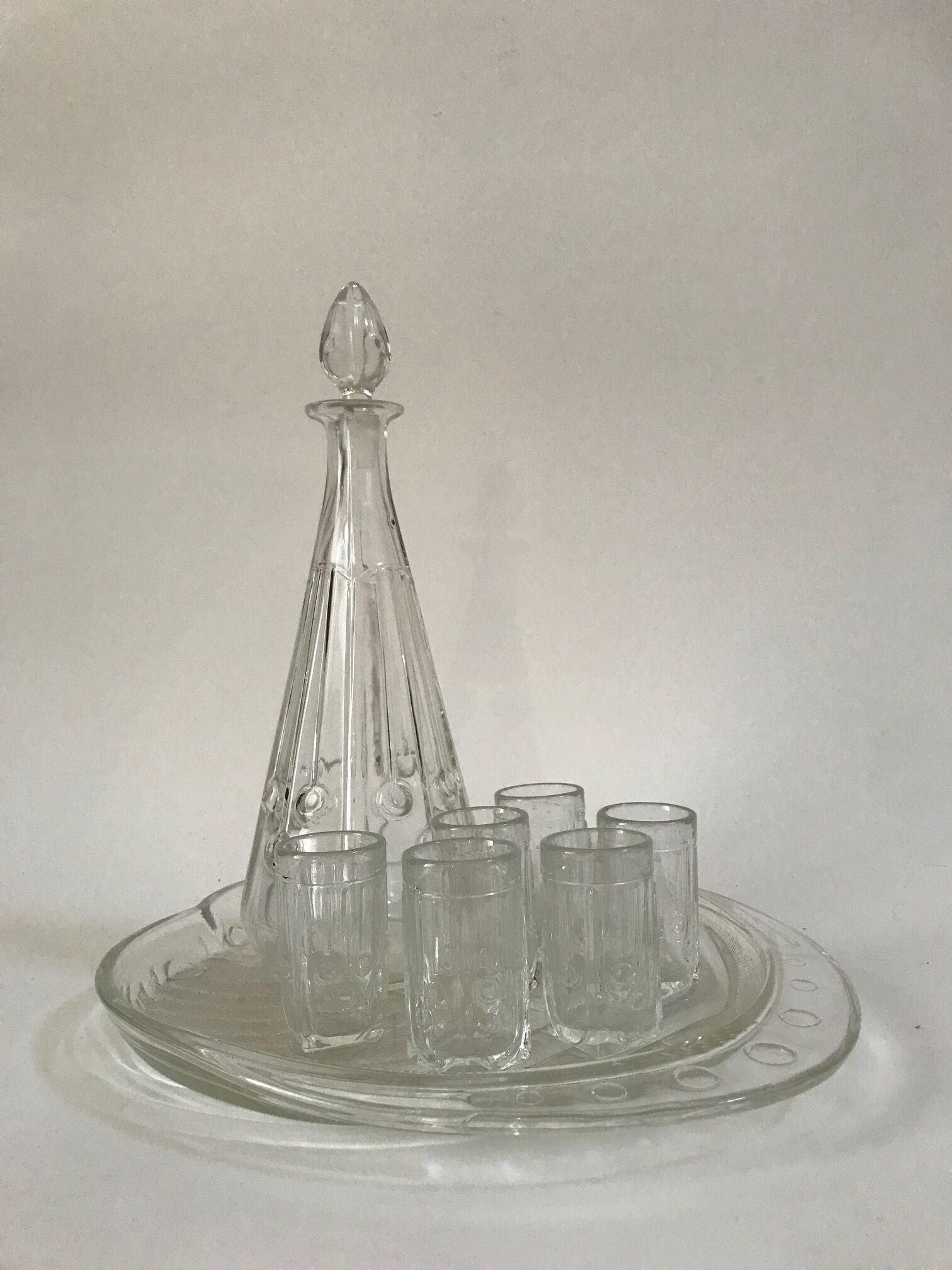 Art Nouveau liqueur service