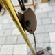 Adjustable vintage mid-century floor lamp – brass