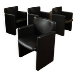 "Centro Progetti Tecno, Suite of four armchairs "PS148"