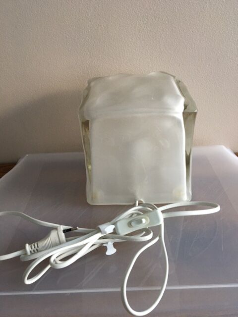 Iconic vintage glass cube