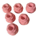 Rose button candle holders set of 6