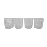 4 octime whiskey glasses