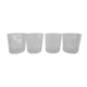 4 octime whiskey glasses
