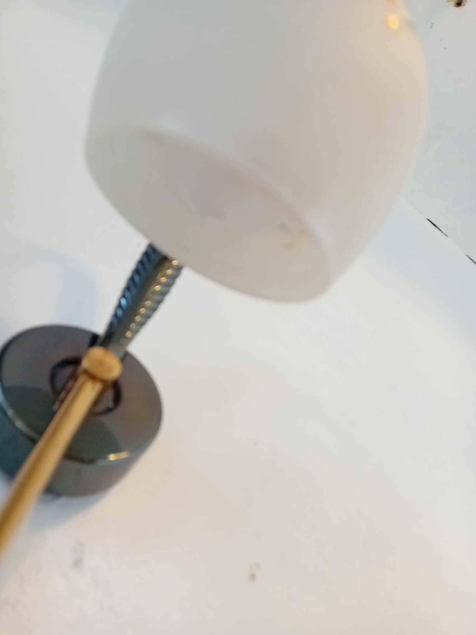 Pair of 50s/60s golden wall lights