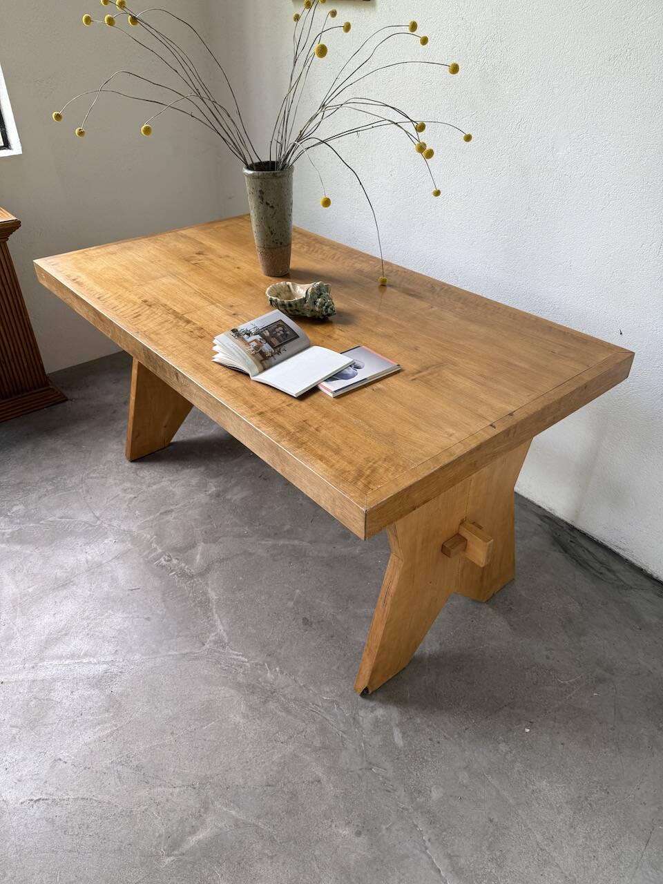 1950s beech mountain furniture table
