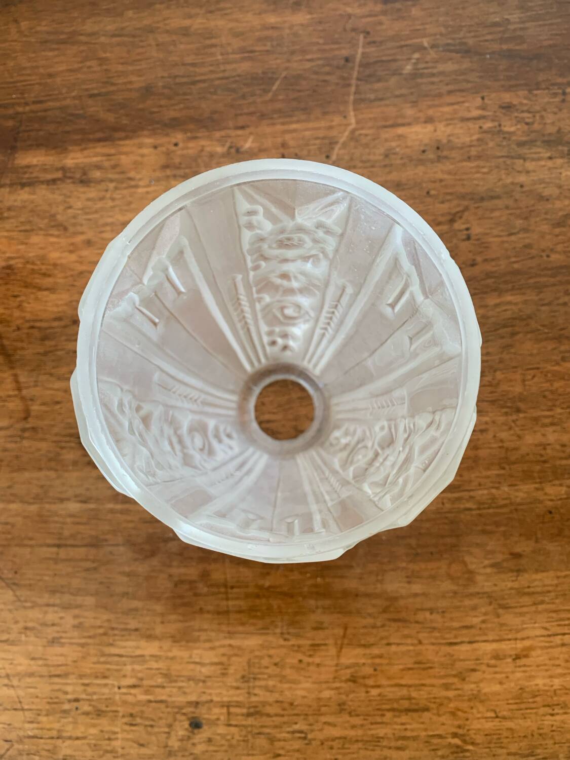 Art Deco glass tulip