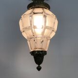Louis XV style Hall lantern in bronze and glass globe. Around 1920