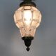 Louis XV style Hall lantern in bronze and glass globe. Around 1920