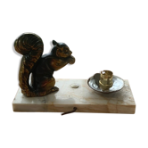 Vintage squirrel table lamp 1950