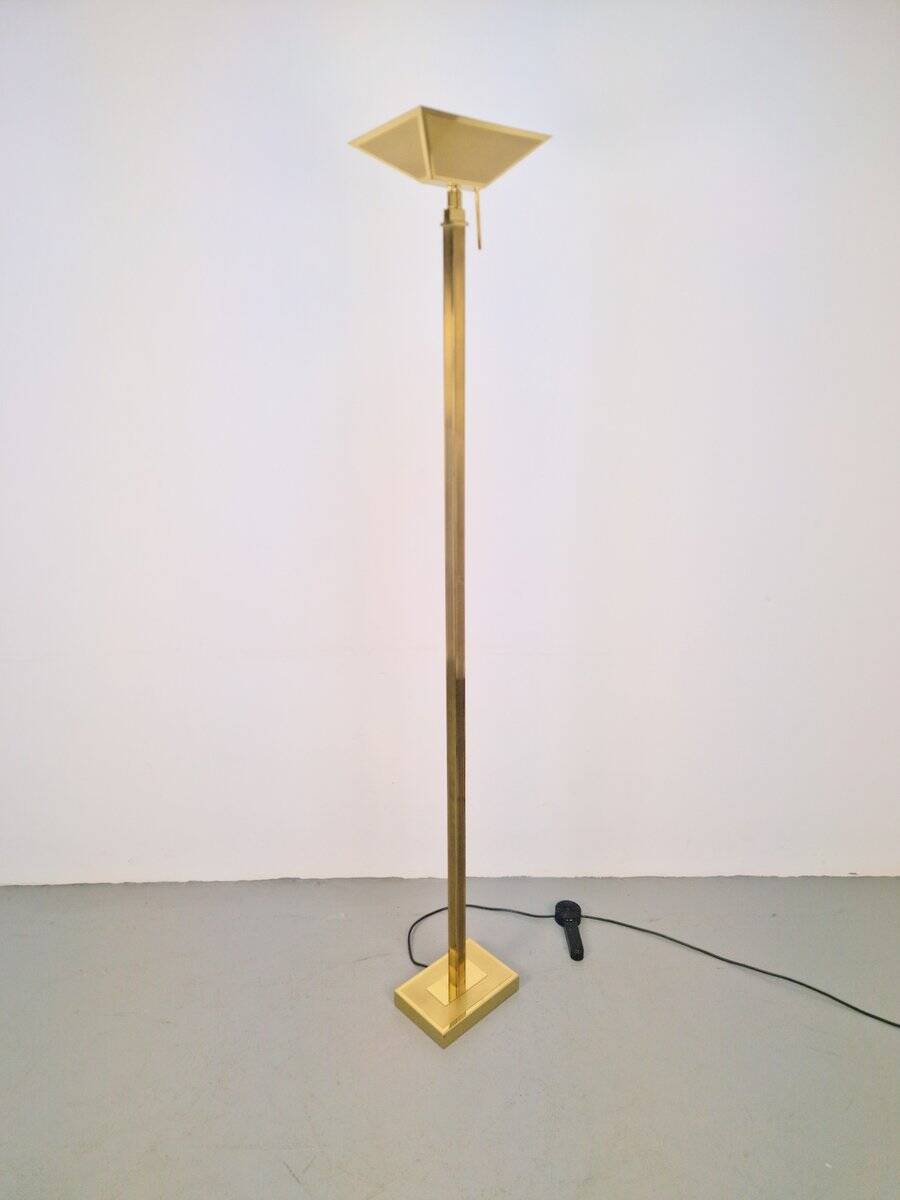 Vintage Brass Floor Lamp from Deknudt, 1970s