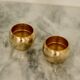 Pair of Swedish brass candlesticks from the mid-century by Skultuna.