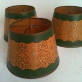 Set of 4 vintage clip lampshades, 5th offered